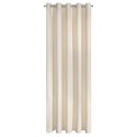 Vorhang VILLA hellbeige 140x250 Ösen 10