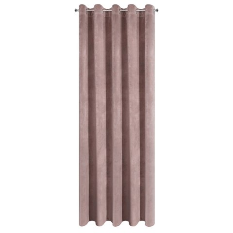 Vorhang VILLA altrosaR 140x250 Ösen 10