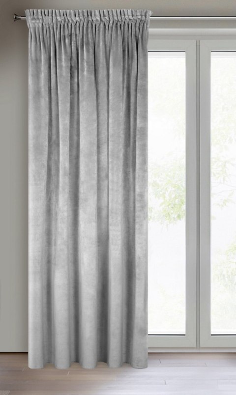 Vorhang VILLA stahl 140x270 Kräuselband