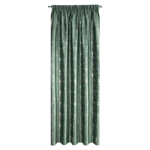 Vorhang VILMA dunkelgrün 140x270 Kräuselband