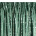 Vorhang VILMA dunkelgrün 140x270 Kräuselband