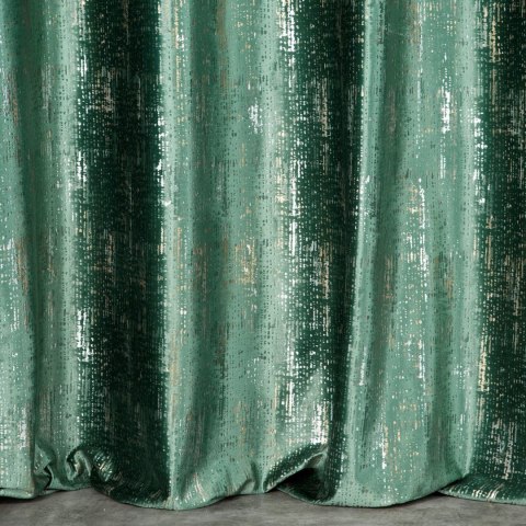 Vorhang VILMA dunkelgrün 140x270 Kräuselband