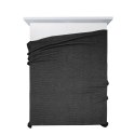 Warme Decke Amber, ideale Sofadecke schwarz 200x220