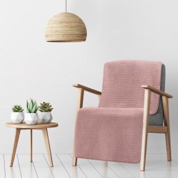 Warme Decke Amber, ideale Sofadecke rosa 70x160