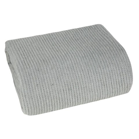 Warme Decke Amber, ideale Sofadecke silber 70x160