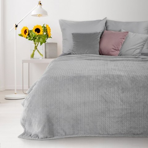 Weiche Sofadecke CINDY4 170x210 silber