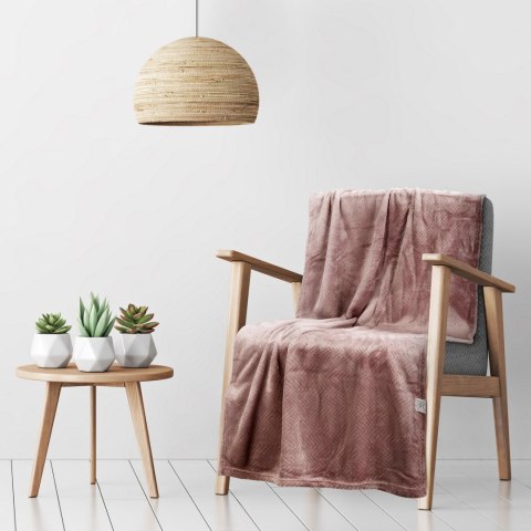 Weiche Sofadecke CINDY5 70x160 orange