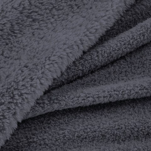 Wohndecke LORI: dick, weich & gesteppt, ideal für Sofa & Bett dunkelgrau 70x160 dunkelgrau
