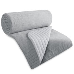 Tagesdecke GLORI silber 220x240