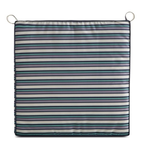 Wasserdichtes Stuhlkissen Outdoor GARTEN 12B 42X42X4 dunkelblau türkis