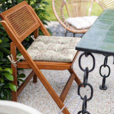 Wasserdichtes Stuhlkissen Outdoor GARTEN 21A 43X43 creme beige