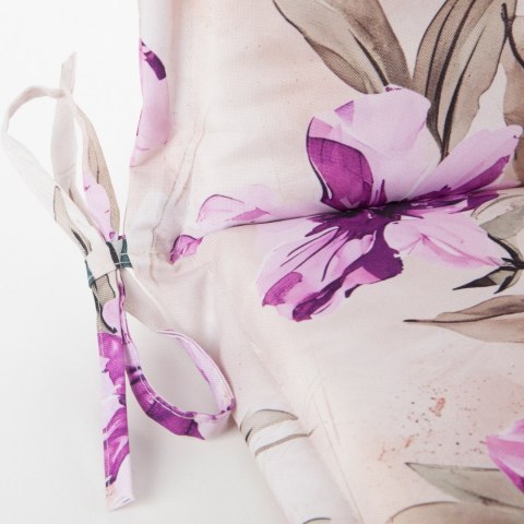 Wasserdichtes Stuhlkissen Outdoor GARTEN 29B 45X90X3 creme rosa