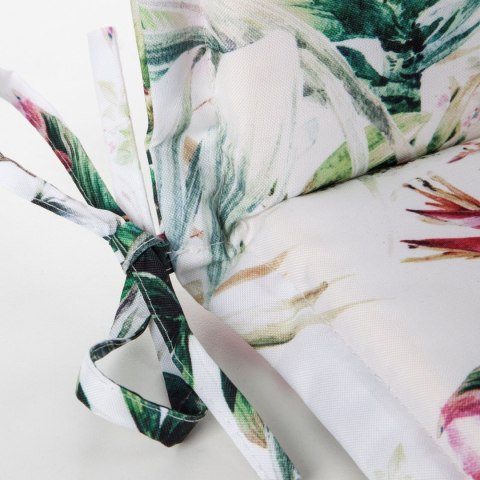 Wasserdichtes Stuhlkissen Outdoor GARTEN 31A 45X90X3 weiß grün