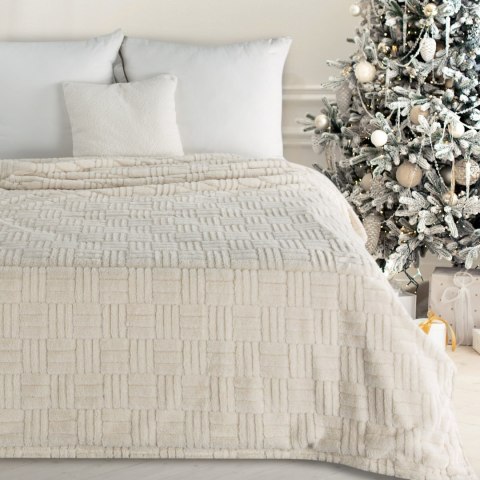 Weihnachtsdecke BLINK 3 150x200 Creme Golsd