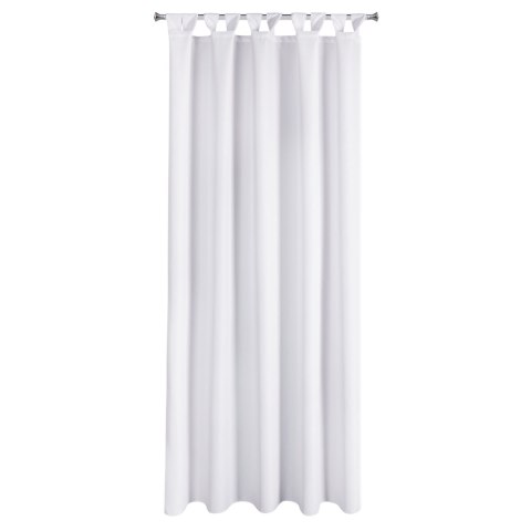 Wasserfester Terassenvorhang GARTEN Strukturiert 155X240 Schlaufen Klettverschluß B