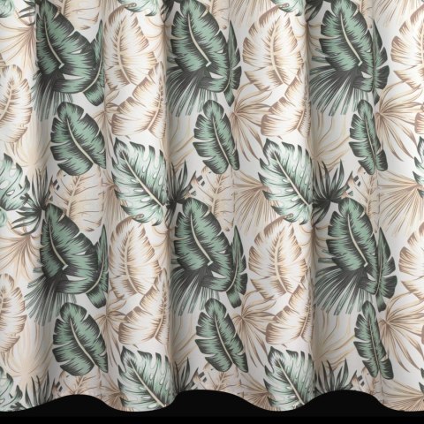 Wasserfester Terassenvorhang GARTEN 7 155X200 Schlaufen Klettverschluß