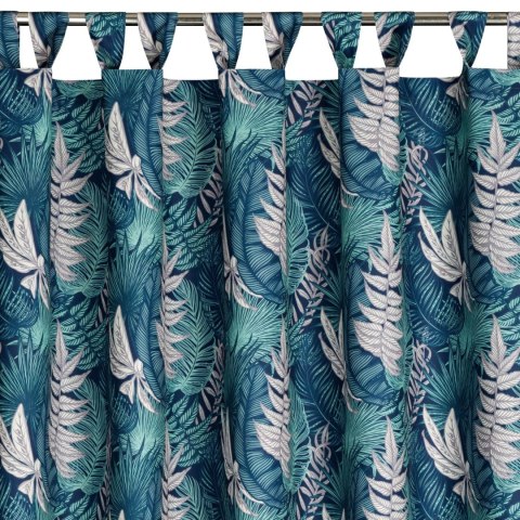 Wasserfester Terassenvorhang GARTEN 9 155X200 Schlaufen Klettverschluß