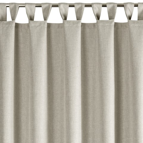 Wasserfester Terassenvorhang GARTEN Melange 155X220 Schlaufen Klettverschluß BE