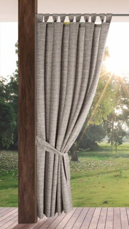 Wasserfester Terassenvorhang GARTEN 10 155X200 Schlaufen Klettverschluß