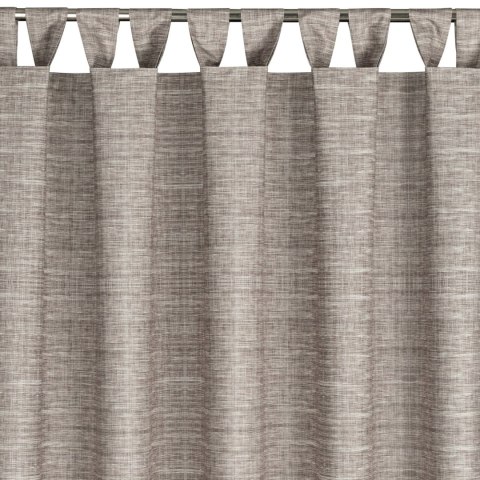 Wasserfester Terassenvorhang GARTEN 10 155X260 Schlaufen Klettverschluß