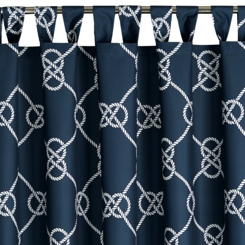 Wasserfester Terassenvorhang GARTEN 14 155X200 Schlaufen Klettverschluß