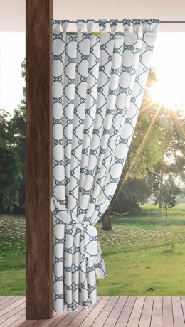 Wasserfester Terassenvorhang GARTEN 16 155X200 Schlaufen Klettverschluß