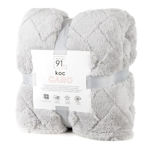 CARO DECKE 150X200 CM SILBER