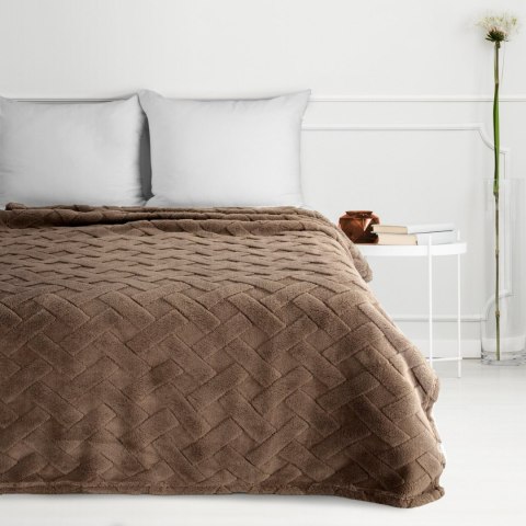 CARO DECKE 200X220 CM DUNKELBRAUN