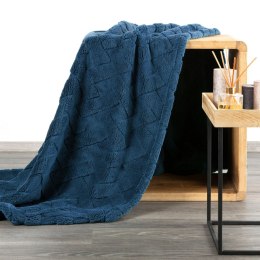 CARO DECKE 70X160 CM MARINEBLAU