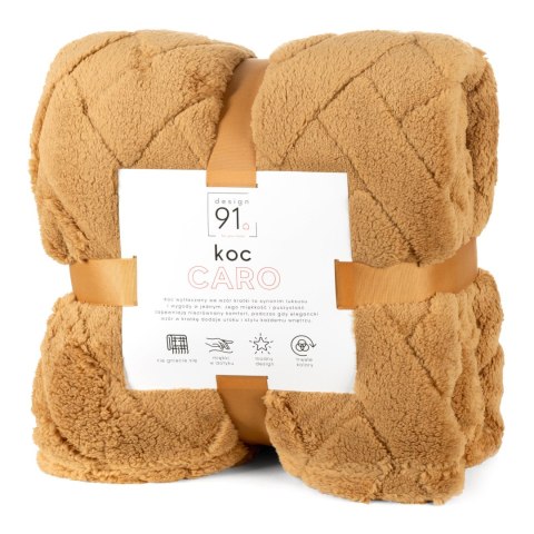 CARO DECKE 70X160 CM HONIG