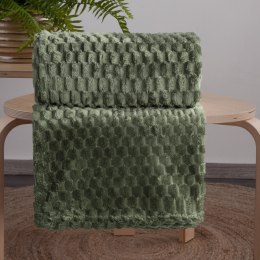 CINDY6 DECKE 170X210 CM DUNKELOLIV