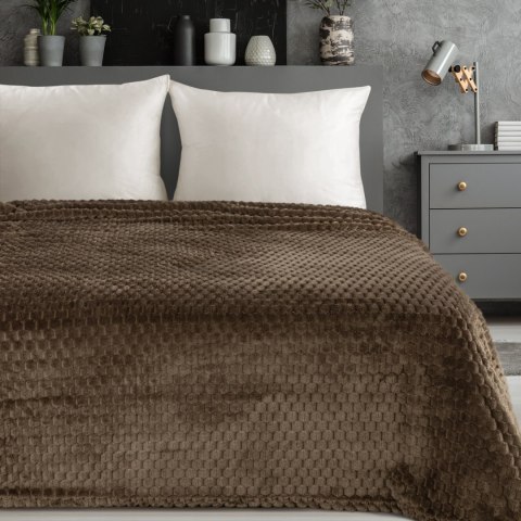 CINDY6 DECKE 200X220 CM DUNKELBRAUN