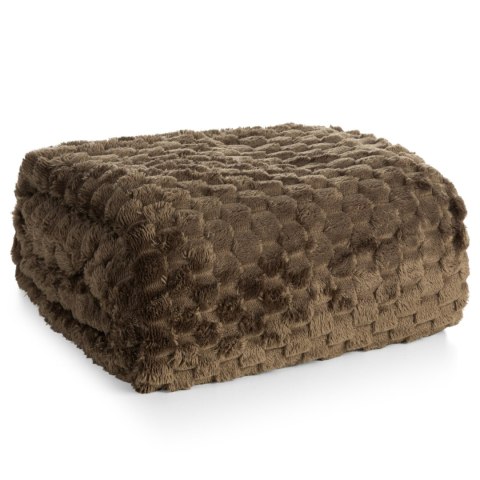 CINDY6 DECKE 70X160 CM DUNKELBRAUN