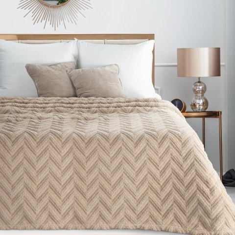 Decke HYGGE hellbraun 150x200