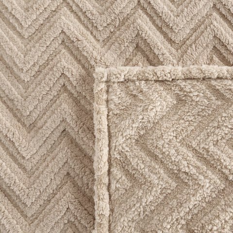 Decke HYGGE hellbraun 150x200