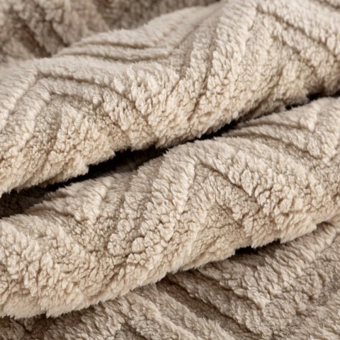 Decke HYGGE hellbraun 150x200