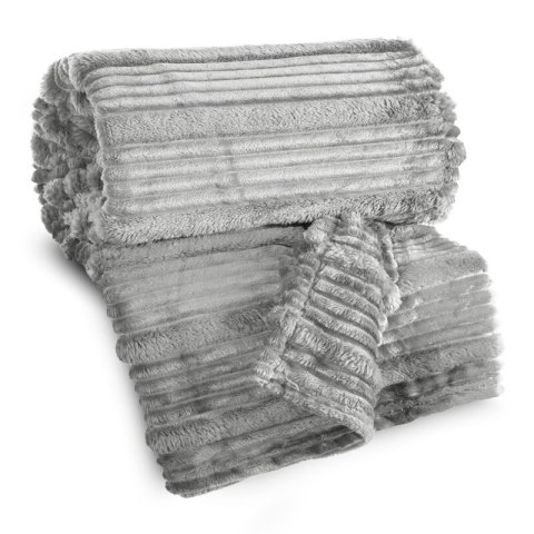 Decke NINA grau 200x220