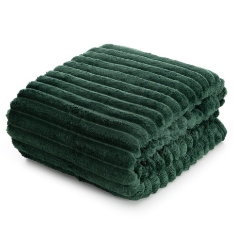 WEICHE DECKE 150X200 CM DUNKELGRÜN