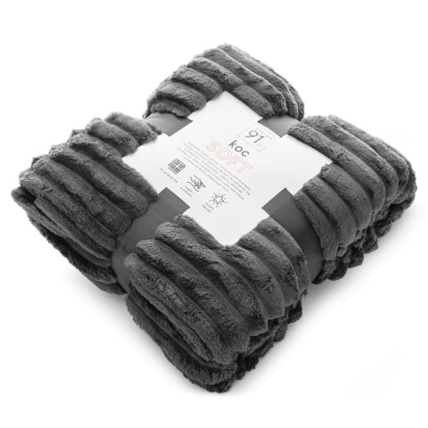 WEICHE DECKE 150X200 CM STAHL