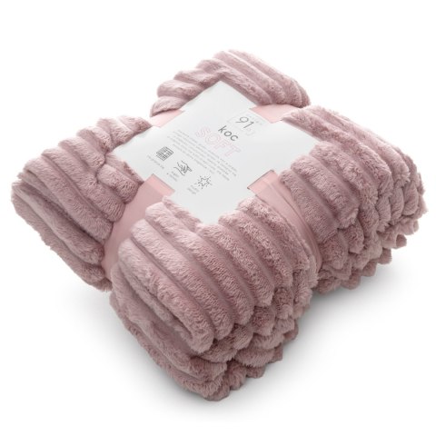 WEICHE DECKE 170X210 CM PUDERROSA