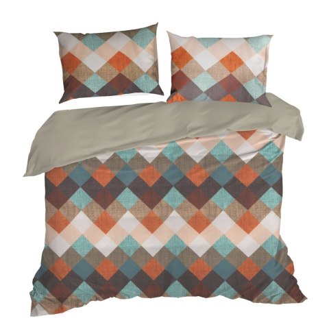 ALEXA BETTWÄSCHE-SET 160X200 CM BRAUN