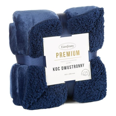 TEDY-DECKE 170X210 CM MARINEBLAU