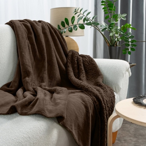 Decke TEDY braun 70x160