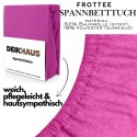 Spannbettlaken Frottee Amaranth 140x200