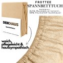 Spannbettlaken Frottee Beige 120x200