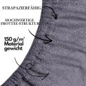 Spannbettlaken Frottee Graphit 140x200