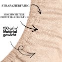 Spannbettlaken Frottee Hellcreme 200x220