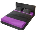 Spannbettlaken Frottee Violett 160x200
