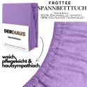 Spannbettlaken Frottee Violett 180x200