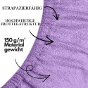 Spannbettlaken Frottee Violett 90x200